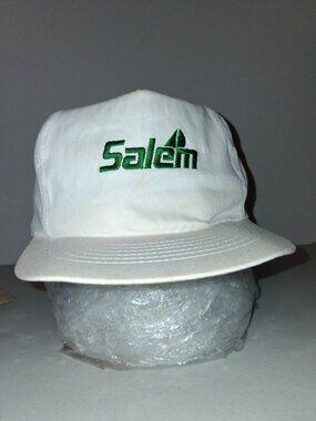 Vintage 90's Salem Cigarettes Hat Snapback Cap White